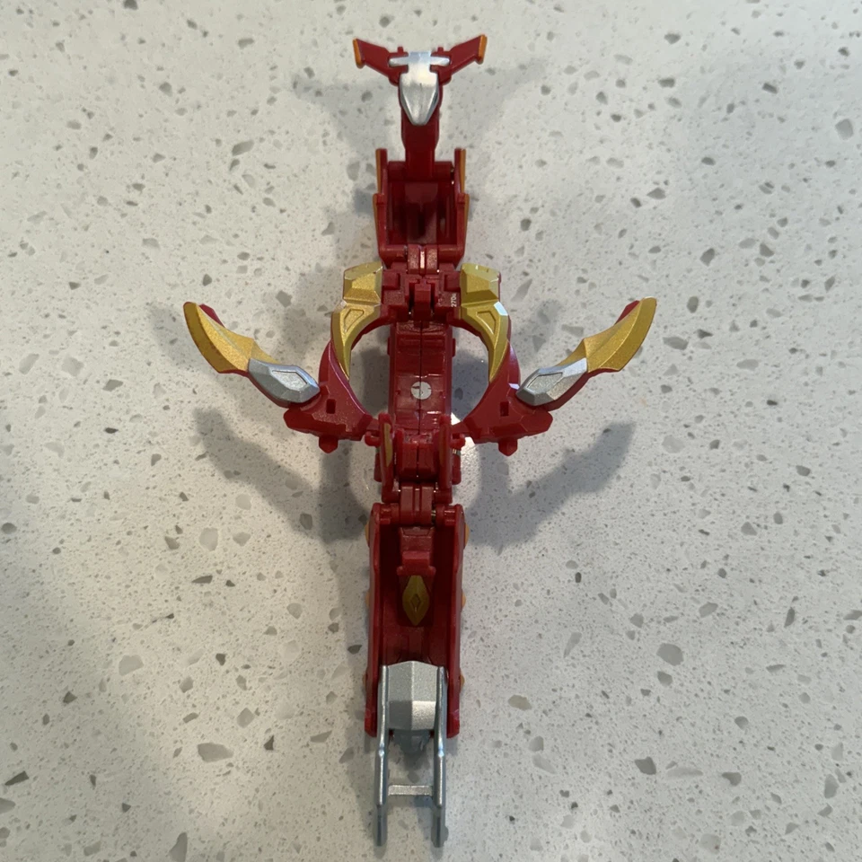 Bakugan Mechtanium Surge Pyrus Raytheus Mobile Assault 270G w / Card 2011 - Image 3 of 4