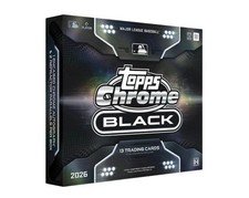 2026 Topps Chrome Black Baseball Hobby Box Factory Sealed IN HAND!