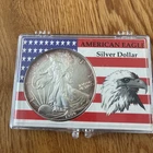 1999 American Silver Eagle 1 Troy Oz .999 Fine Silver Tarnished