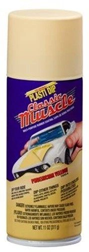 Plasti Dip Classic Muscle, amarillo fenicio, lata de spray de recubrimiento de goma de 11 oz Foto 2 de 2