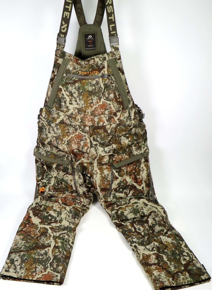 First Lite Men's Thermic Bib Hunting Pant 2XL EUC