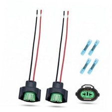 Universal Fit H8 H9 H11 880 881 Female Adapter Wiring Harness - OEM 2 PCS