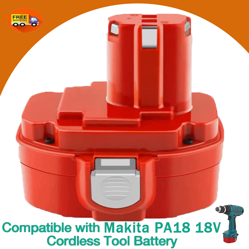 4.8Ah For Makita 18V Ni-MH Battery 1822 1823 1834 1835 PA18 192826