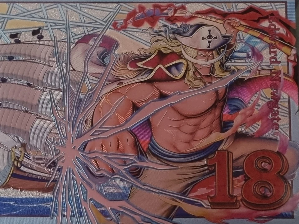 EDWARD NEWGATE - BARBABIANCA - ONE PIECE - BANCONOTA DA COLLEZIONE - CERTIFICATO - Immagine 2 di 4