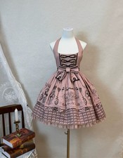 Preview of Angelic Pretty Royal Creamy Chocolate Pink JSK Used Presale Ships in 45-60 Days