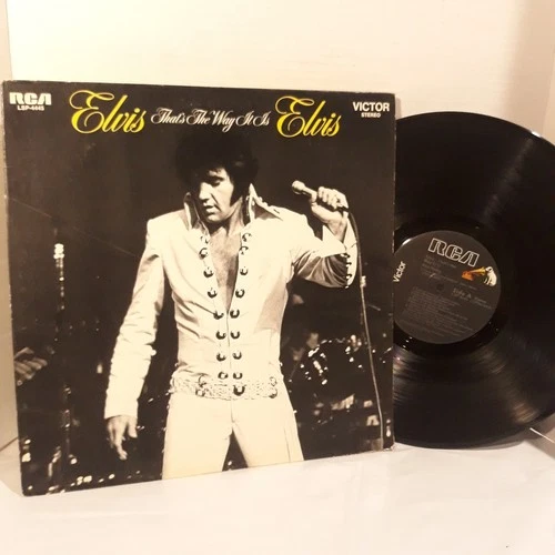 ELVIS PRESLEY That's The Way It Is 1970 LP Vinyl Record Album LSP-4445