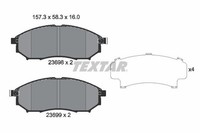 Textar Textar BremsbelÄGe Vorne Infiniti EX FX G M Nissan Murano Navara Renault