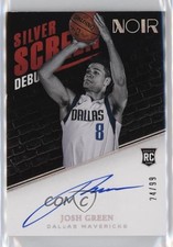 2020-21 Panini Noir Silver Screen Debut Signatures 24/99 Josh Green Auto t1s