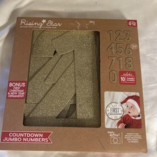 New Rising Star Baby Month Countdown Jumbo Numbers Kit with First XMas Ornament