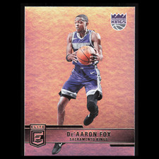 DeAaron Fox #181 2021-22 Donruss Elite Sacramento Kings Basketball Card NBA