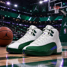 Jordan 12 Retro Bucks 2026 CT8013-103 - Men Sz 7-12 - Size US NEW