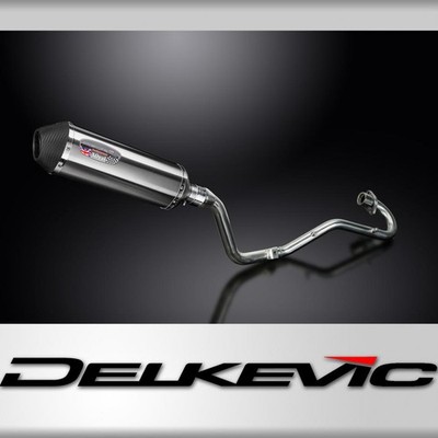 Honda XR125L 2003-2010 Auspuff komplett Schalldämpfer 343mm X-Oval Edelstahl