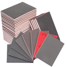 32 PCS 3x4" Sanding Sponge Set 180-3000 Grit Soft Foam Wet Dry Sandpaper