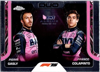 2025 Topps Chrome Formula 1 #171 Pierre Gasly / Franco Colapinto