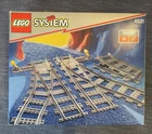 LEGO 4531 Manual Points 9V Switch Train Track Lego Systems Vintage. Hard To Find