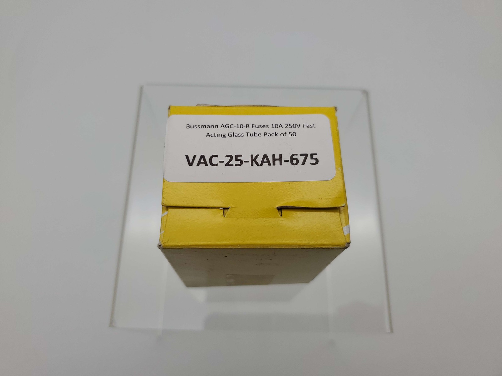 Bussmann AGC-10-R Fuses 10A 250V Fast Acting Glass Tube Pack of 50