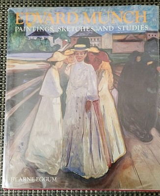Edvard Munch Paintings Sketches Studies Arne Eggum 1984 First American Edition