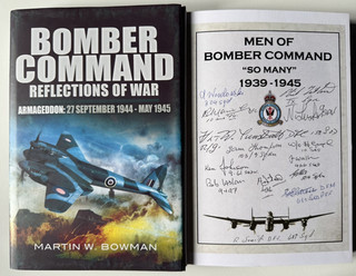 'Bomber Command Reflections of War' Book Signed 14 RAF Bomber Command Veterans
