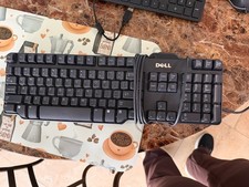 Dell Standard Wired Black Plastic Computer Keyboard QWERTY English Layout