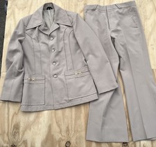 Vintage 60s 70s Men s Two Piece Mod Hippie Su...