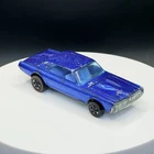 Vintage Hot Wheels Redline Custom Cougar Blue W/ Blue Interior HK - Good Filler