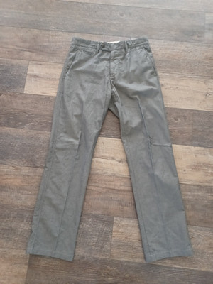 J W Brine Pants Mens 48 US 30x32'' gray Flat Front Chino