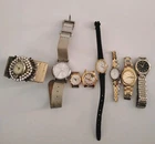 LOT of Vintage Watches Untested - Timex - Pulsar - Seiko AS IS Repair Repurpose