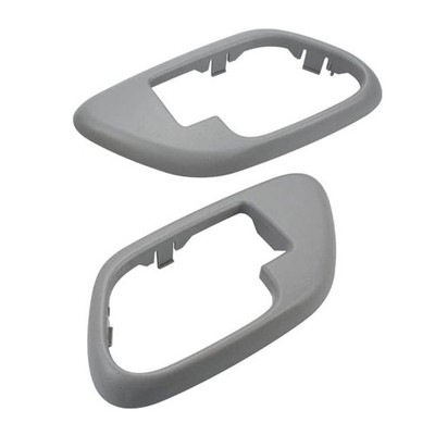 2pcs Inside Interior Door Handle Bezels Trim Gray LH&RH For Chevy Truck 95-99