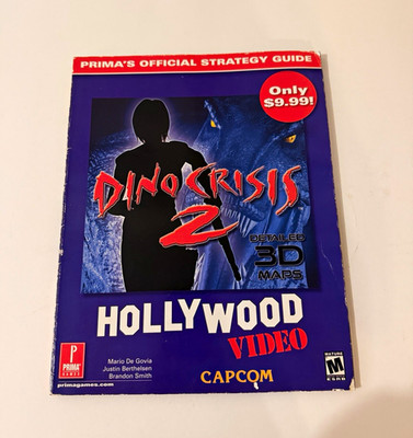 Prima Games Official Strategy Guide: Dino Crisis 2 w/ 3D Maps (2000)