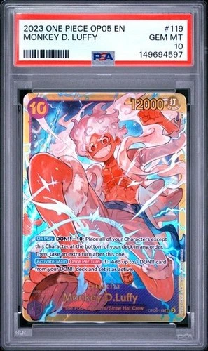 Monkey.D.Luffy OP05-119 One Piece Awakening Of The New Era PSA 10 ENGLISH