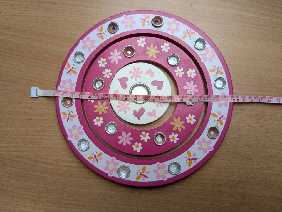 Rosa Pink Weiß Geburtstag Kerzen Geburtstagskranz - Bild 3 von 3