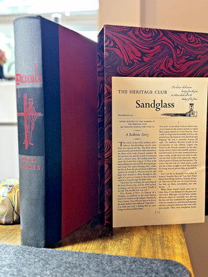 Dracula by Bram Stoker Heritage Press 1965 with Slipcase and Insert- Collectible