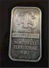 New Listing1 Oz Silver Bar  Northwest Territorial Mint Dayton, Nevada