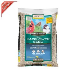 15 lb Select Safflower Seed Bag - Attracts Beautiful Birds, Repels Squirrels