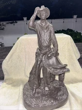 "The Saddle Tramp" sculpture, a spelter figure dated 1972 ( See Pictures)