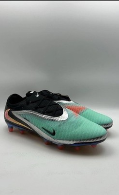 Nike Phantom 6 Low Elite AG Soccer Cleats Chrome Black IH3862-001