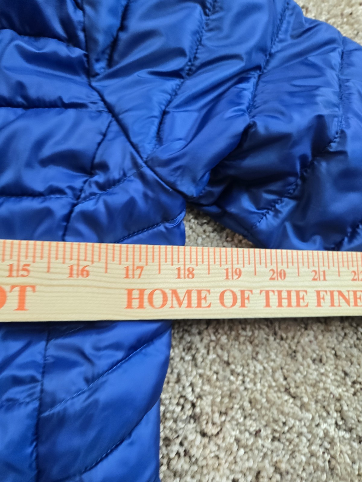 Google Cloud Puffer Jacket Womens Small Blue Full… - image 11