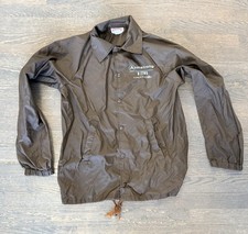 vintage Hartwell brown nylon windbreaker jacket. Size S. Made In USA