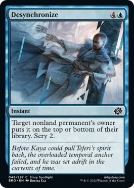 Desynchronize 46 Common The Brothers' War Magic: The Gathering Lightly Played