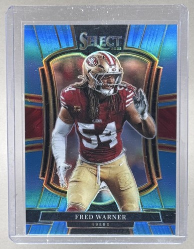 Fred Warner 2024 Panini Select #157 Light Blue Prizm Premier /99