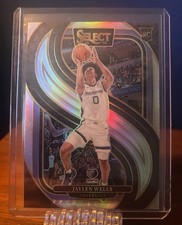 2024-25 Panini Select - Premier Level Jaylen Wells #188 Silver Prizm (RC)