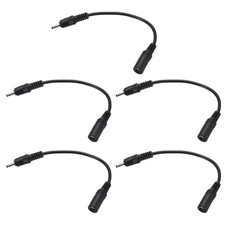 5 Pcs Tip Adapter Connector Converter 5.5x2.1mm to 3.0x1.1mm 17cm