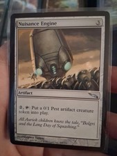 MTG Nuisance Engine Mirrodin 221/306 Regular Uncommon Excellent Condition