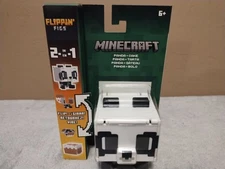 Mattel Mojang Studios Minecraft Flippin' Figs 2 In 1 Panda + Cake Figure - NEW