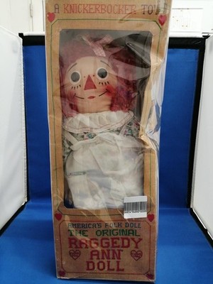 KNICKERBOCKER RAGGEDY ANN PUPPE - gebraucht