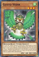 Yu-Gi-Oh TCG Gusto Vedir DAMA-EN019 1st Edition Regular Common Card NM