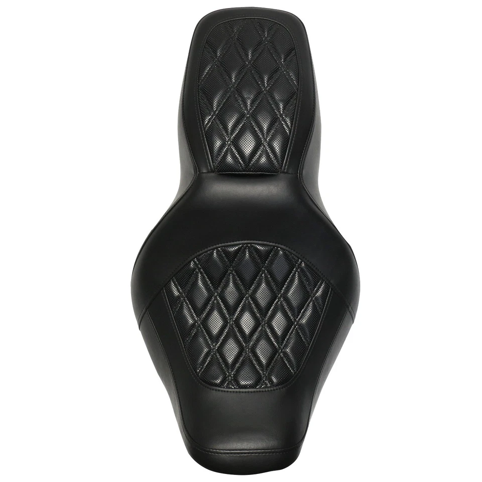 Electra Glide Road Glide 1997-2007 para conductor Harley pasajero asiento transpirable Foto 3 de 4