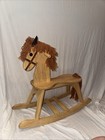 Wooden Rocking Horse Toy Rocker with Yarn Mane and Tail — photo 1