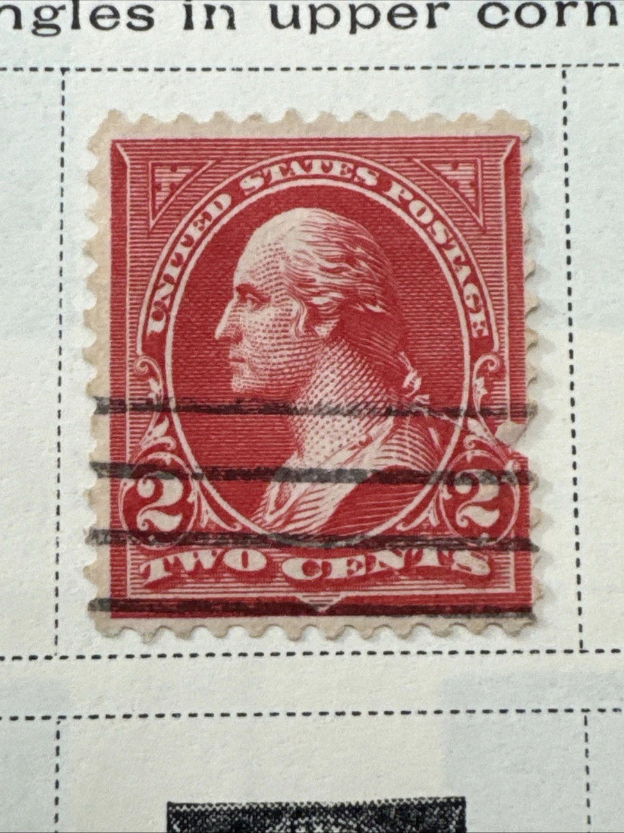 アメリカ　ジョージ・ワシントン2セント使用済切手　レッドリネン 2 Cent Washington Red Used US Stamps (1901-Now) for sale | eBay