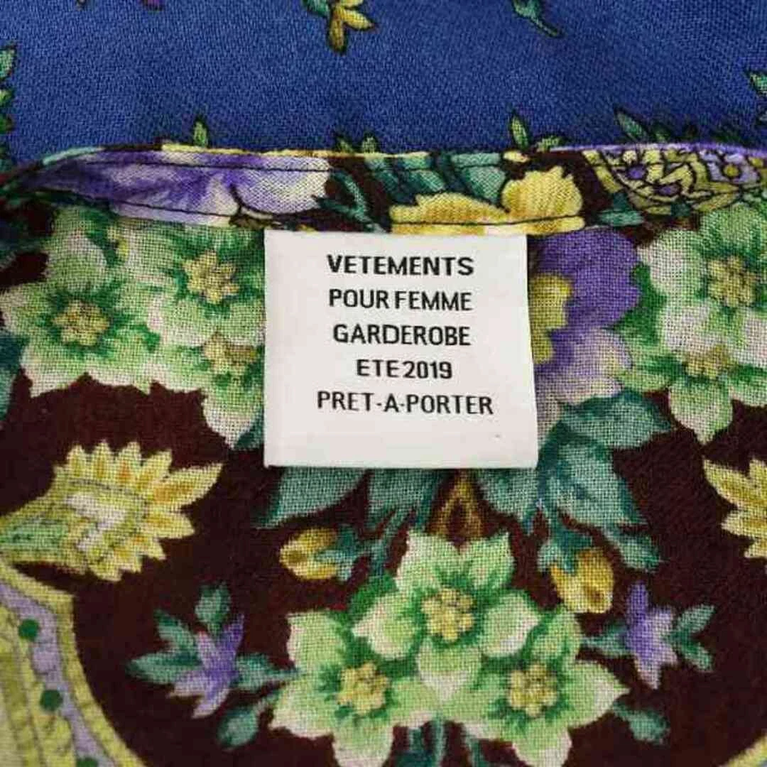 VETOMON VETEMENTS Sciarpa Avvolgente Stampata Abito Frange Design Fiore Lungo OS Usa